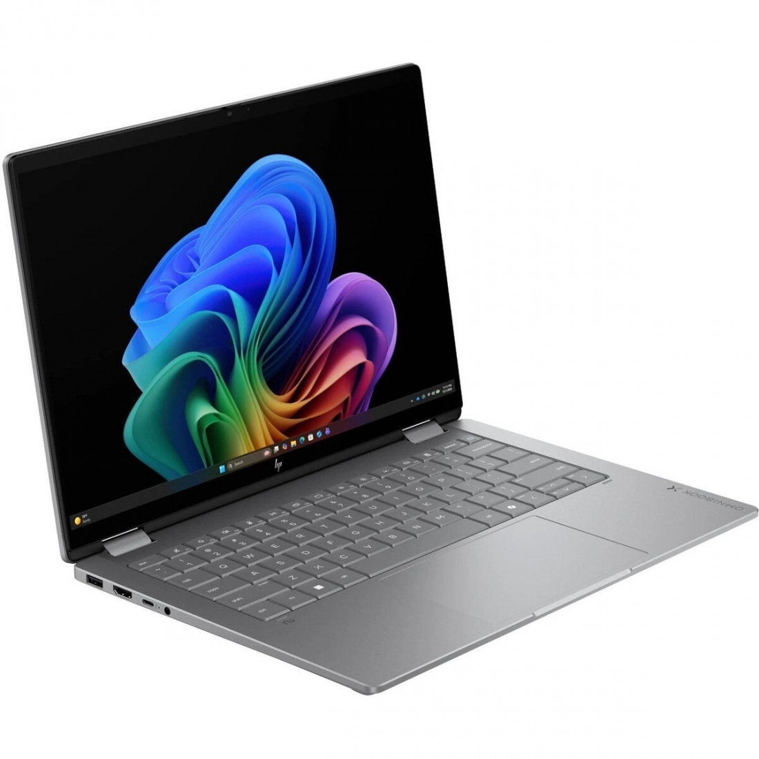 HP OmniBook X Flip 2-in-1 - 14 2K OLED Touchscreen Laptop - Intel Core Ultra 7  - 16GB RAM - 1TB SSD - Copilot+ - Win11 - Silver